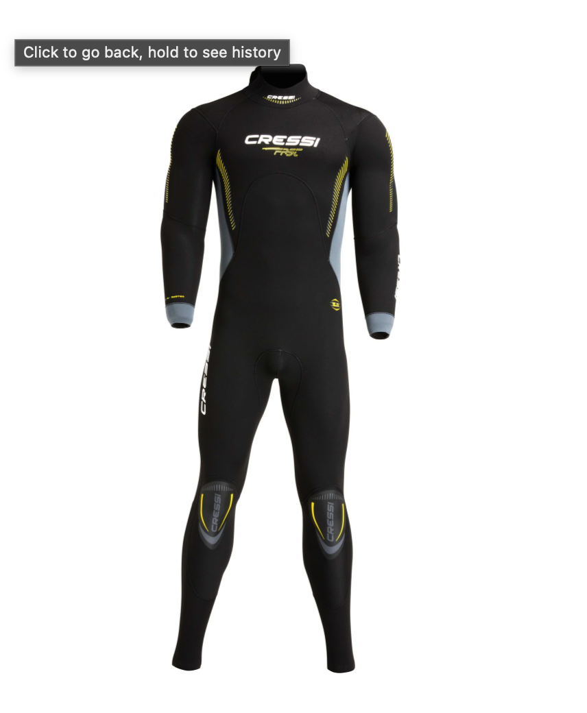 Wetsuit CRESSI FAST MAN MONOPIECE 5mm Size L