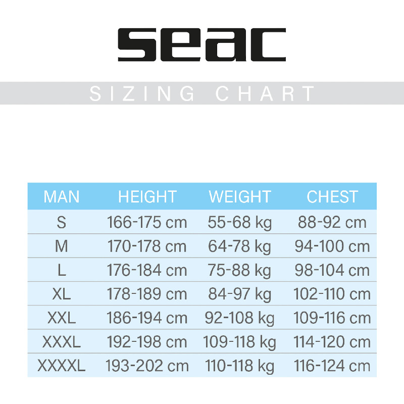 Гидрокостюм короткий SEAC Relax Man 2,2 мм, размер L