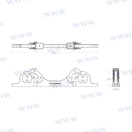Hurley Marine Chocks 616R
