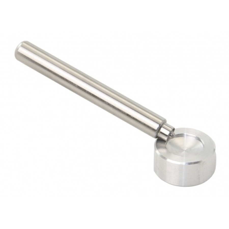 Insertion tool with punch and bottom tool for durable brass caps