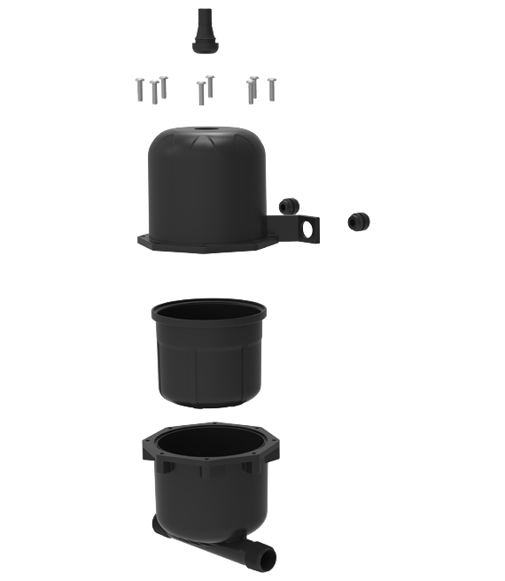 Seaflo Izplešanās trauks 0.75L 10psi, Izeja 19mm - SFAT-075-125-01