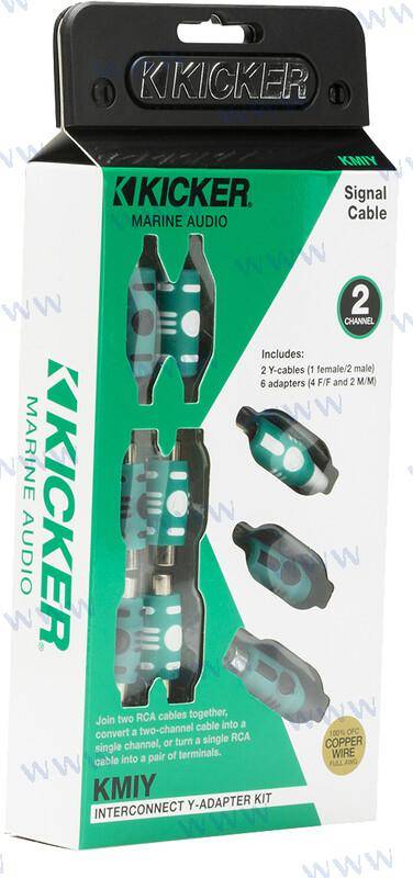 marine series y-adaptor,rca male/female