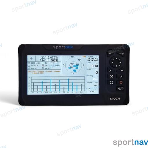 Card Plotter and echolots 7 inches with Baltic Sea card. NMEA2000 and NMEA0183.