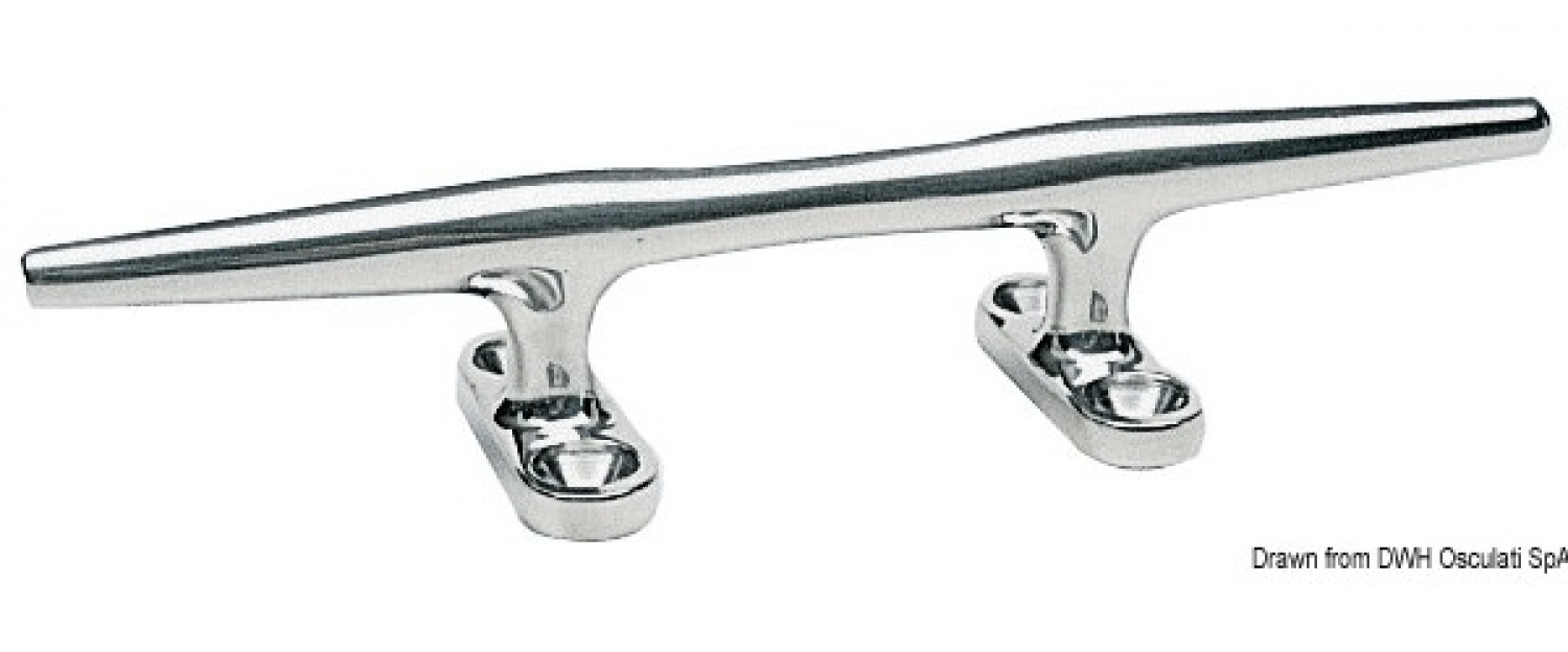 Hollow Cleat American Style AISI316 200 mm