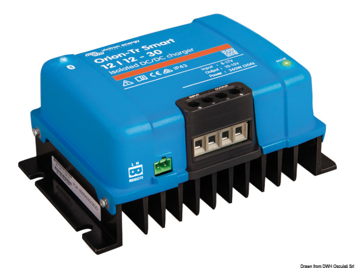 Charger VICTRON Orion TR Smart DC-DC isolated 12V-12V-18A 220W, BT