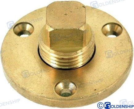 gardboard drain plug brass USA style Ø50mm