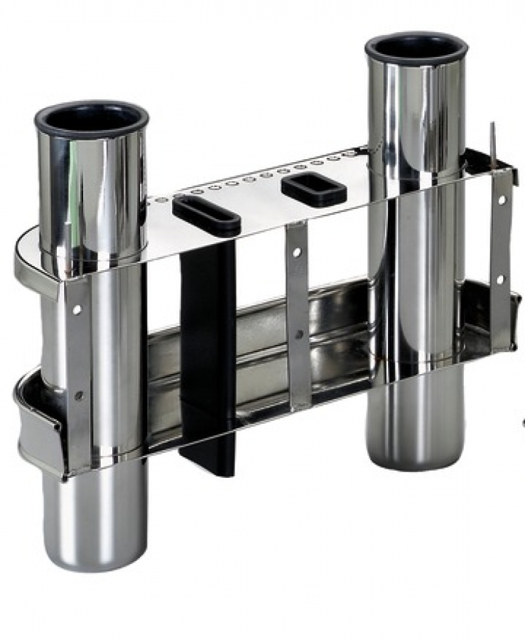 Держатель удилища 2-местный SS 	280x235 (H)