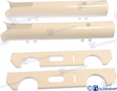 rod holder plastic 2 rods