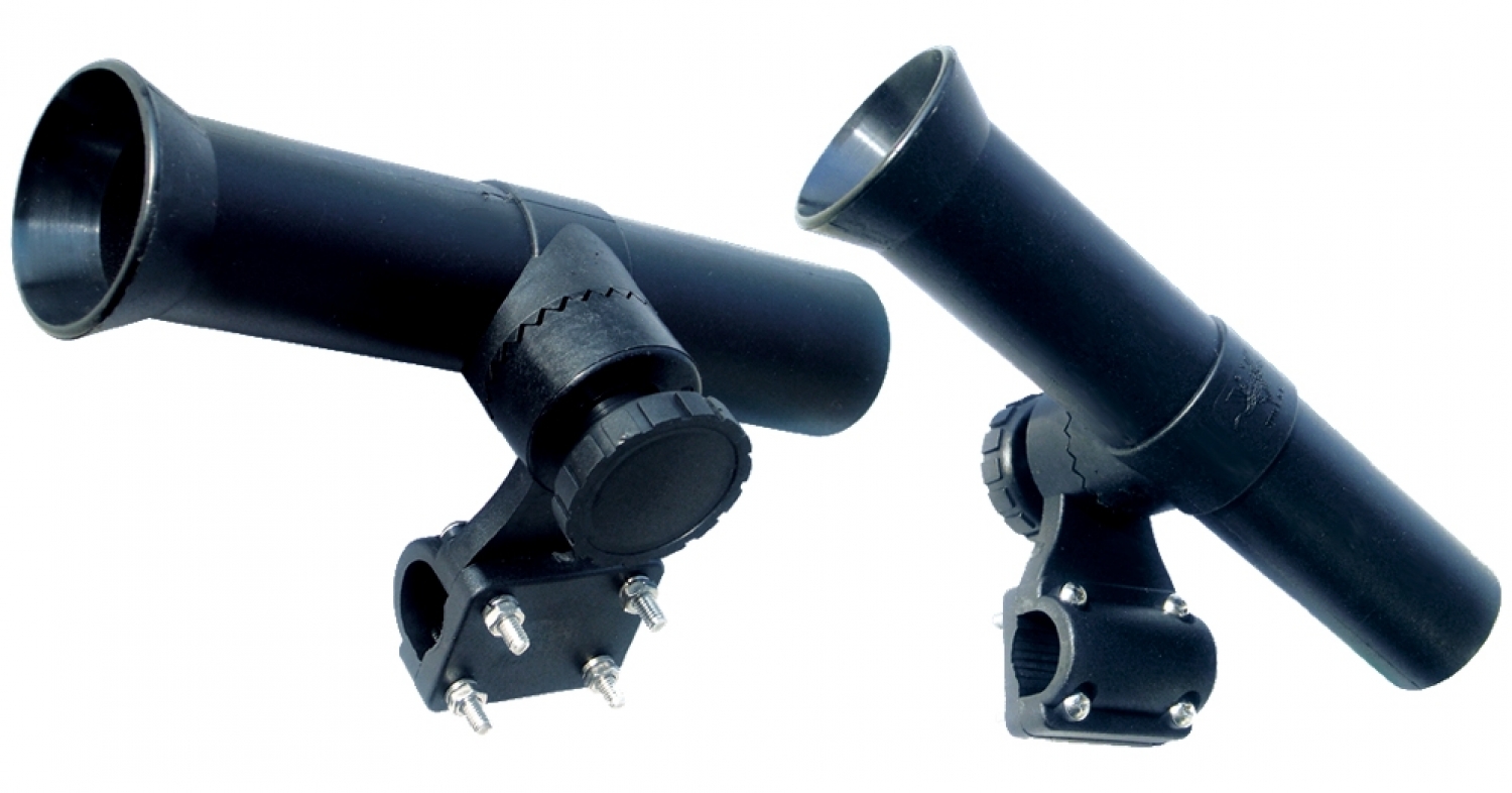 ADJUSTABLE FISHING ROD HOLDER Ø25mm L255mm black ABS