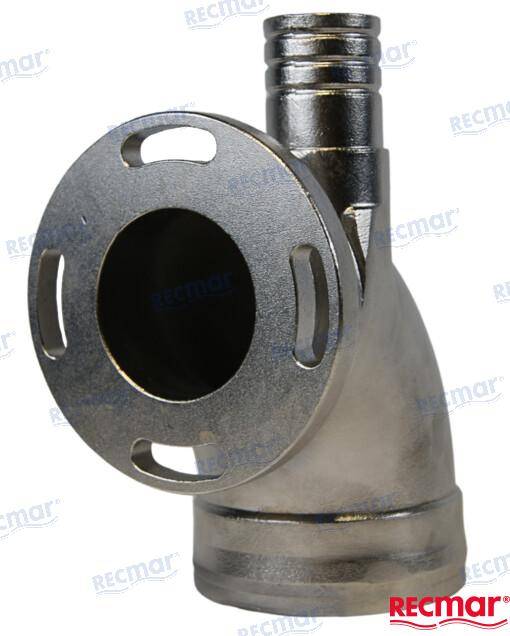 exhaust elbow inox