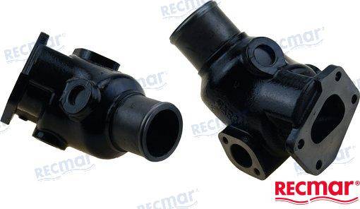 exhaust elbow volvo d2/md22