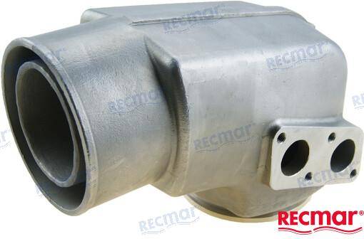exhaust elbow inox