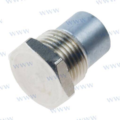 zinc anode for exchanger