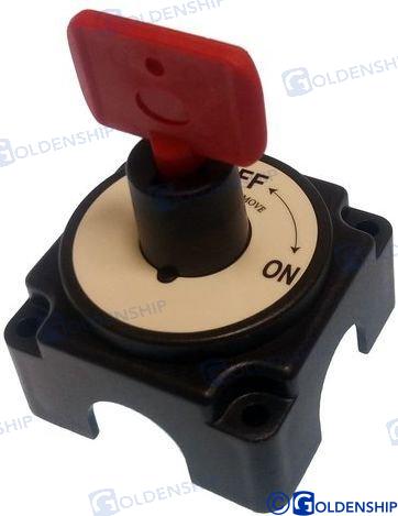 BATTERY SWITCH W/REM.KEY 250A 67 x 67 mm