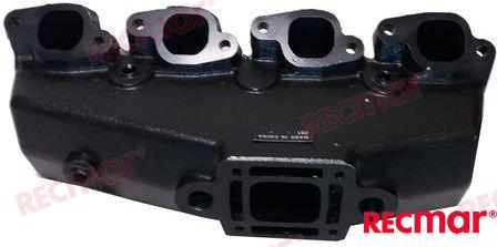Mercruiser V8 7.4-8.2 L GM454-502 exhaust manifold