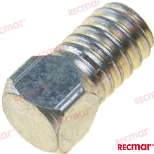Gearshift cable screw OEM: Mercruiser: 10-20518, 10-8M0204644, 20518, 28668, 8M0204644; OMC: 912304