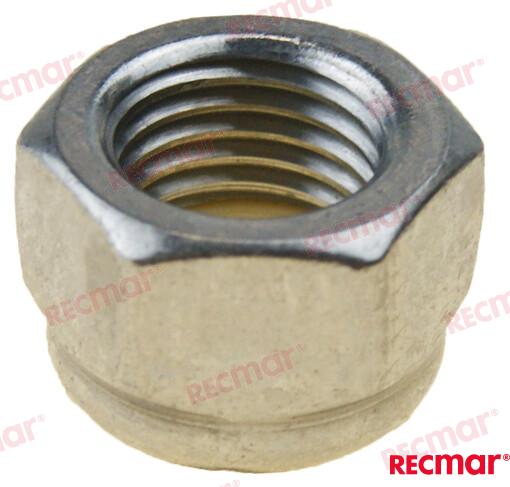 Nut OEM: Mercruiser: 11-134391, 11-8267119, 11-859116, 13436, 13438, 134391, 859116; OMC: 0509511