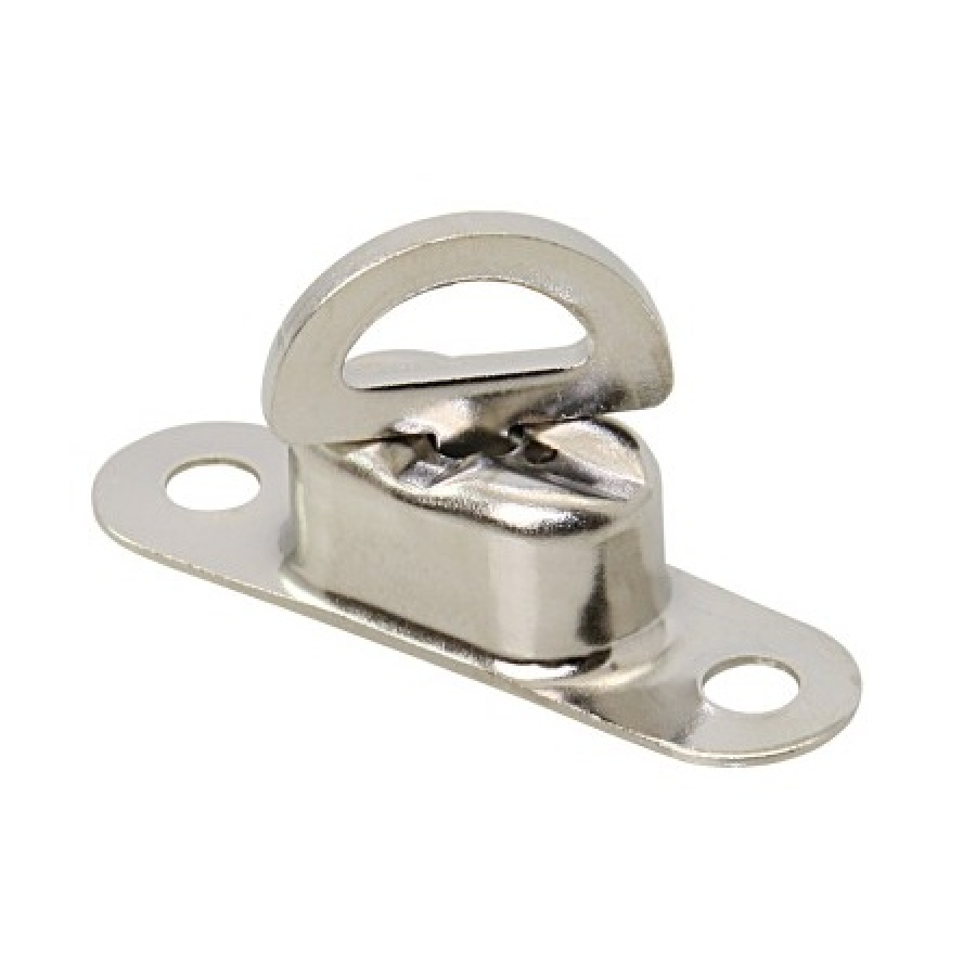 Swivel lock for article MF 21, 11mm high - nickel-plated brass
