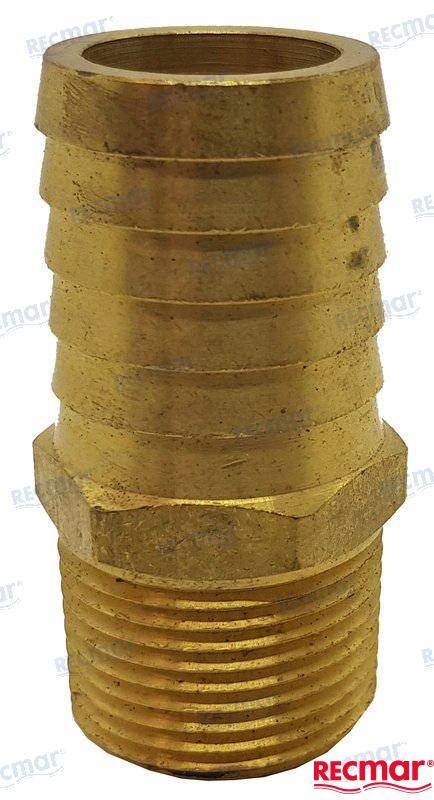 fitting:brass3/4nptx1 hosestra