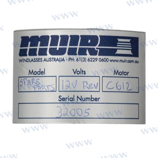 Muir Motor 12V 1200W