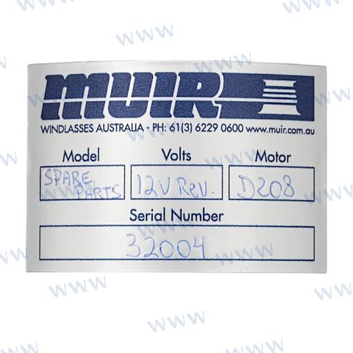 Muir Motor 12V 1700W