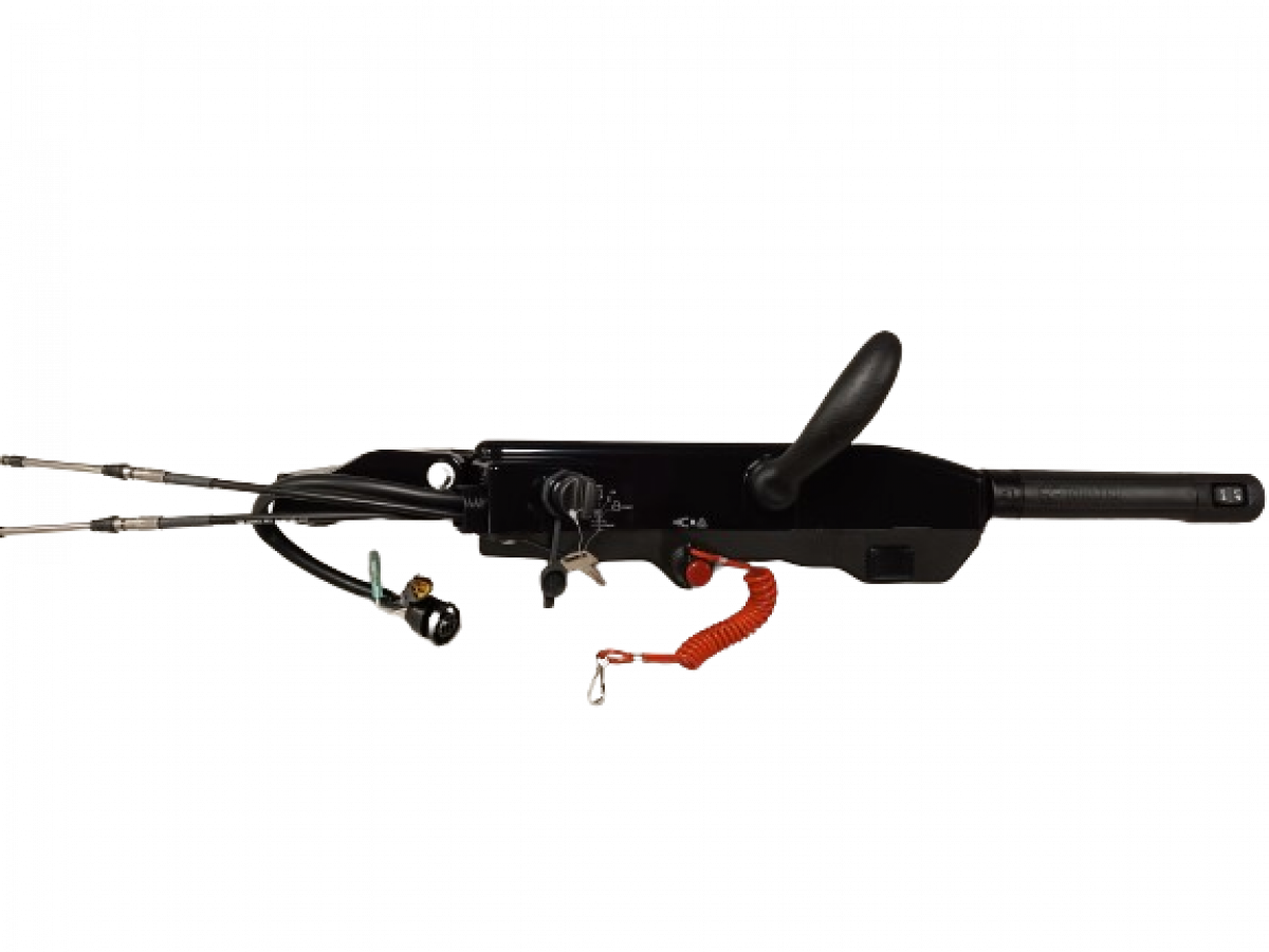 Multi Function Tiller Handle MFS25/30 Aqua Blue for D serie