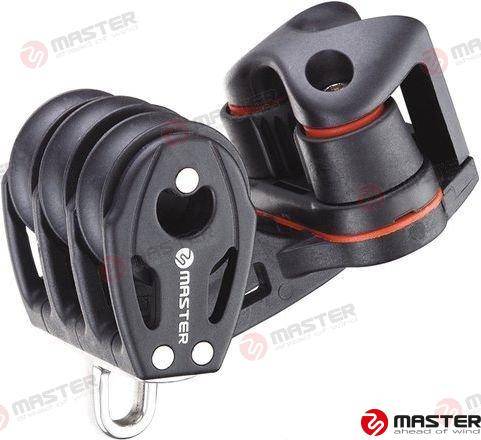 29mm triple block/ angle fairlead cleat