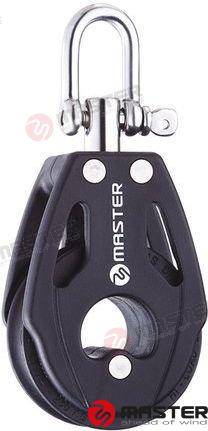 40mm single/swivel shackle block