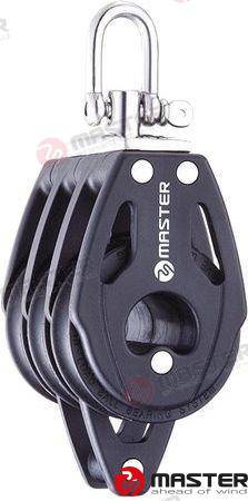 40mm triple/becket/swivel shackle block