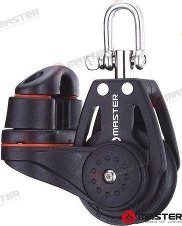 40mm single/swivel shackle block/fairlead
