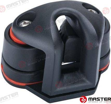 small Aluminium cleat/angle fairlead 3-6mm