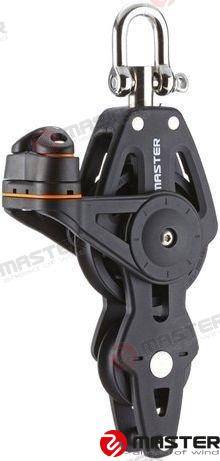 90mm single fiddle/ becket/ swivel shackle block