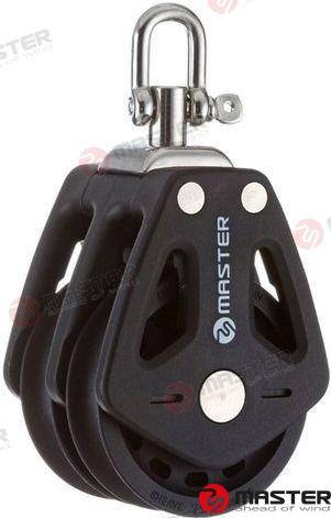 35mm double/swivel shackle block