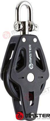 72mm single/becket/swivel shackle block