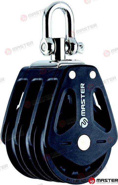 72mm triple/swivel shackle block