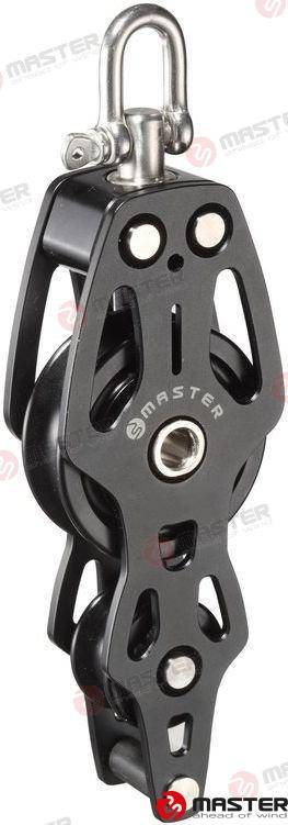 50mm Aluminium fiddle /becket /block/ swivel