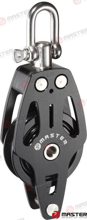 90mm Aluminium single /becket /block/ swivel