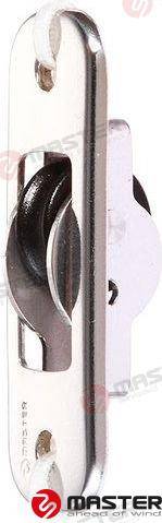 16mm single deck-exit block/ stainless steel