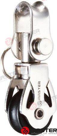 16mm single/swivel shackle block