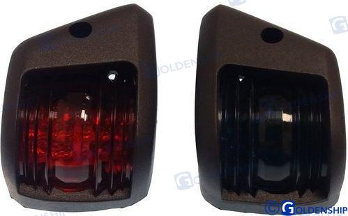 Pair vertical nav.lights black - LED 12V 65mA
