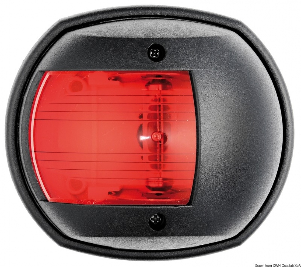 Фонарь навигационный, красный 112,5 ° 12V 10W