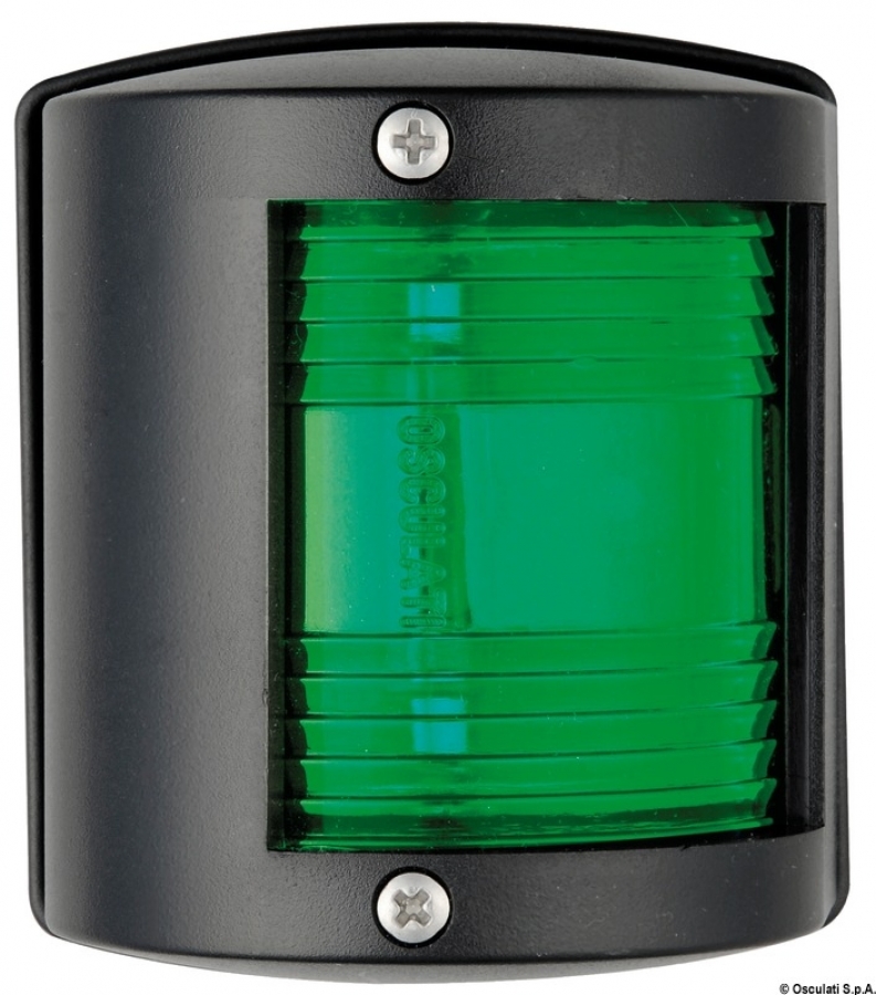 Utility 77 black 112.5° green navigation light