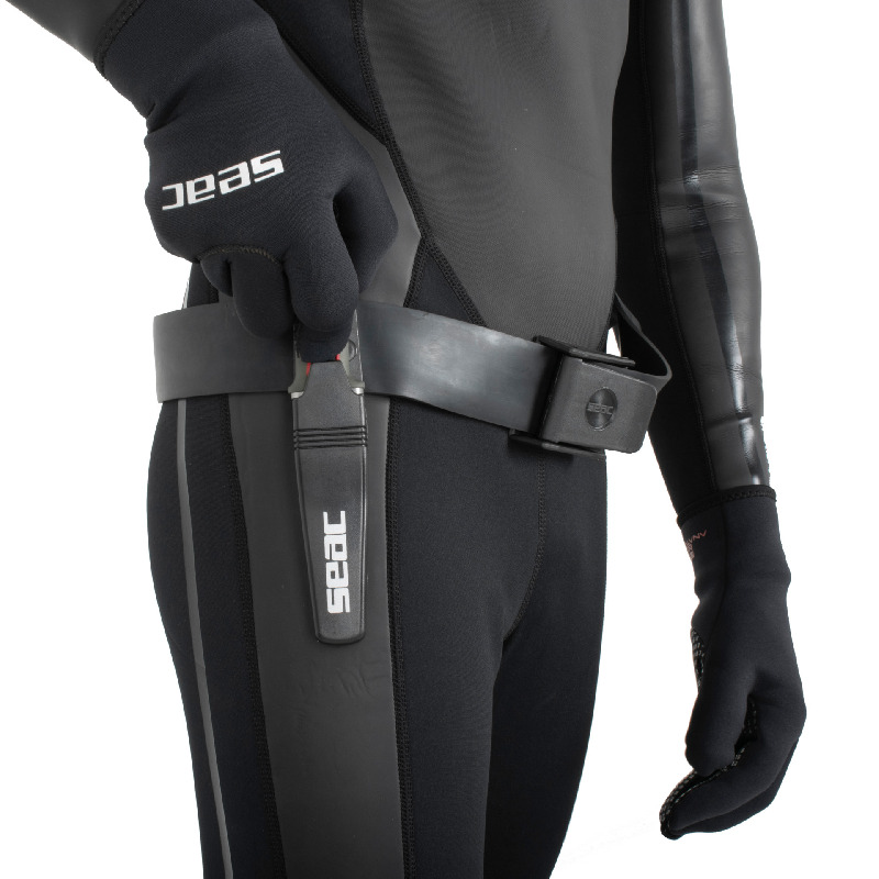 Diving knife BAT - Red - blade 11.5cm