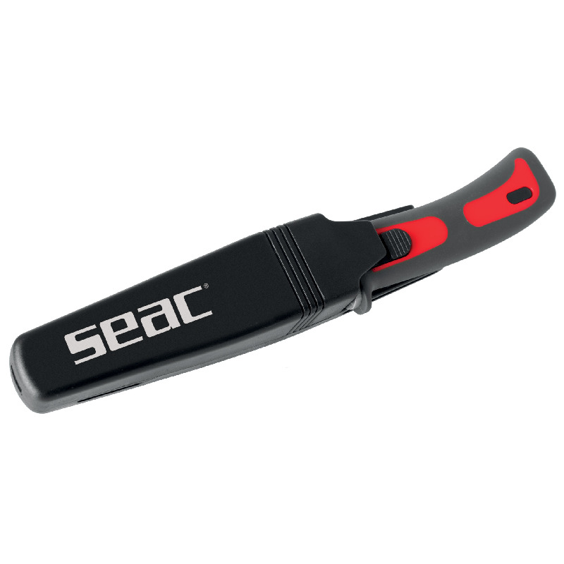 Diving knife BAT - Red - blade 11.5cm