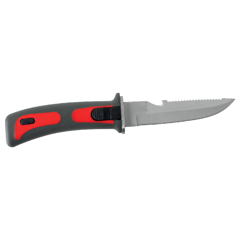 Diving knife BAT - Red - blade 11.5cm