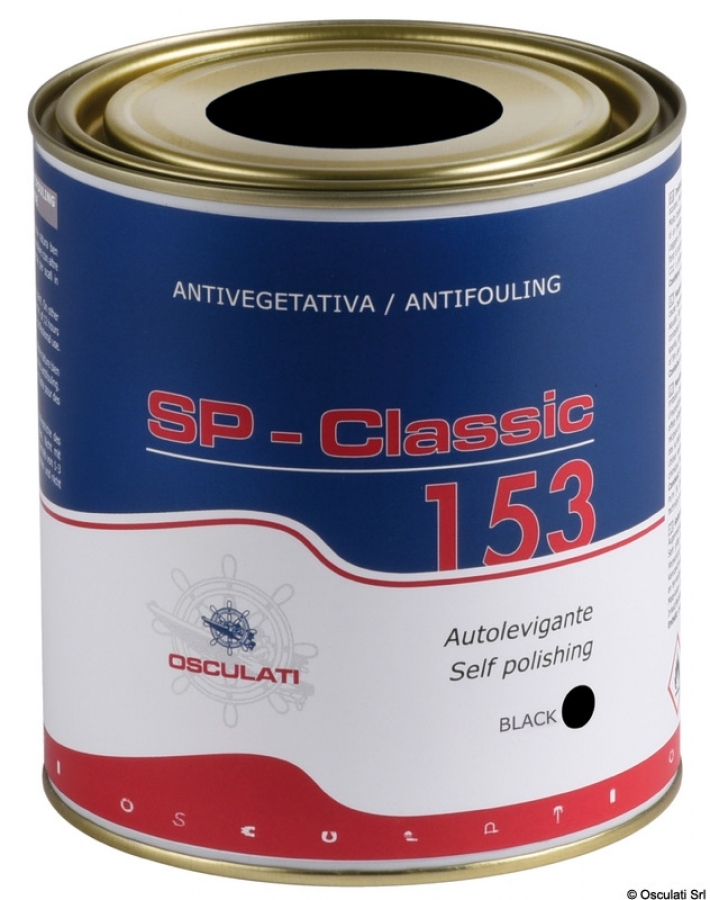 SP Classic 153 краска самополирующаяся необрастающая черная 0,75 л