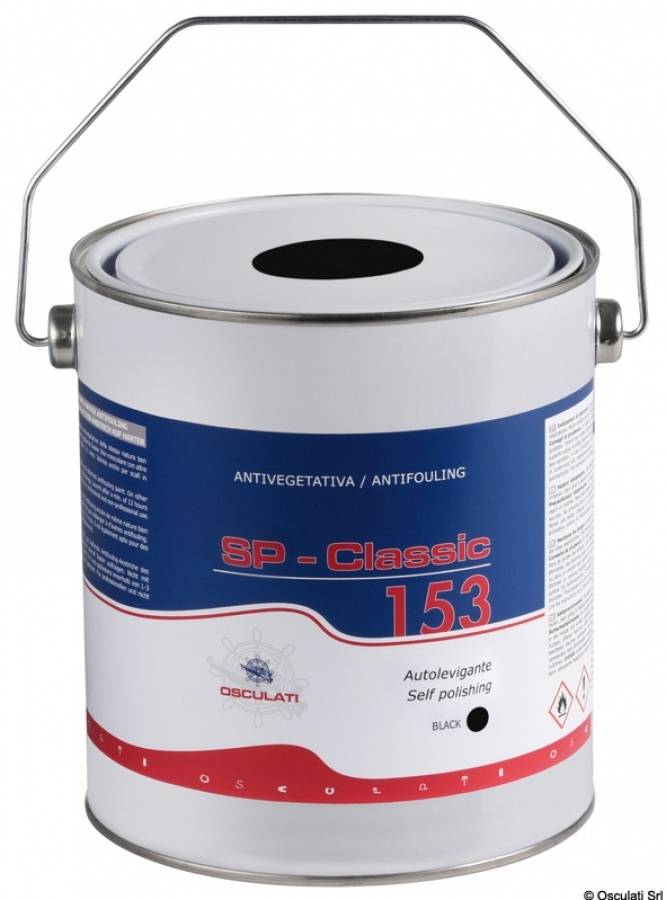 Neapaugošā krāsa pašpulējošā SP Classic 153, Melna 2,5 L