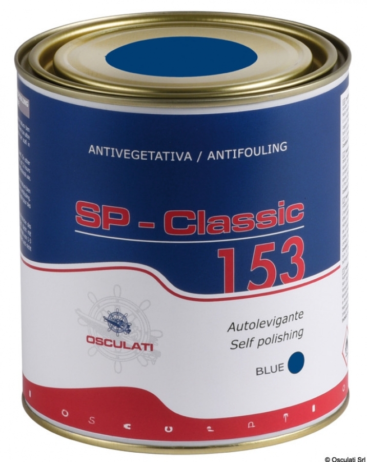 Neapaugošā krāsa SP Classic 153 Pašpulējošā - Zila 0,75 L
