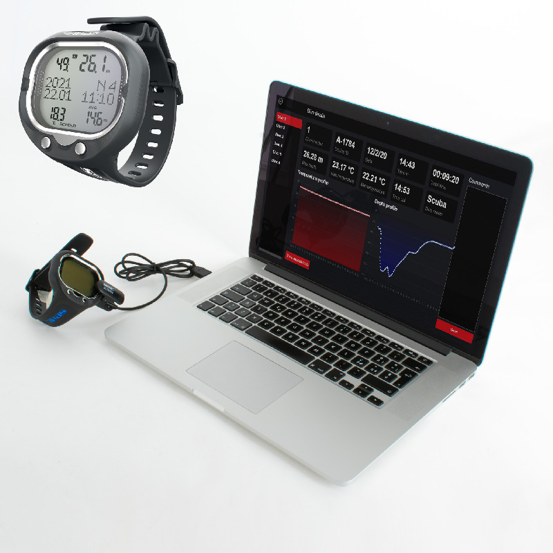 SEAC Diving Computer SCREEN - Black with white