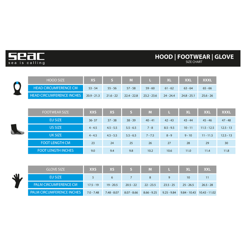 Водолазные ботинки Basic HD на молнии - толщина 3 мм - размер XL